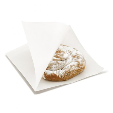Burgerpapier fettdicht offen 2S Weiß 15x16cm (250 Stück)
