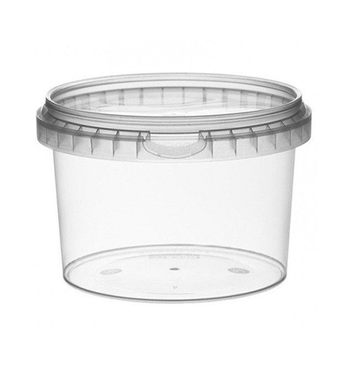 Verpackungsbecher aus Plastik mit Deckel 565ml Ø11,8 (264 Einh.) Verpackungsbecher aus Plastik mit Deckel 565ml Ø11,8 (264 Einh.)
