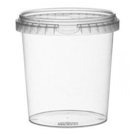 Verpackungsbecher aus Plastik mit Deckel 870ml Ø11,8 (228 Einh.)
