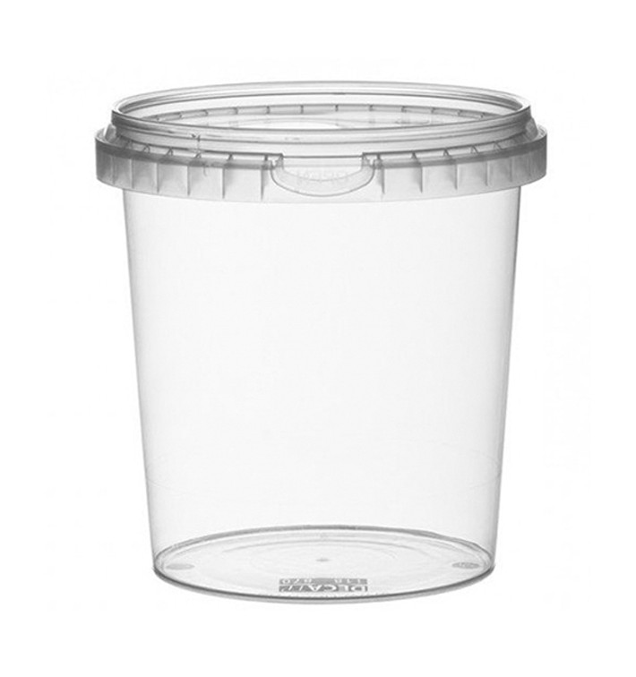 Verpackungsbecher aus Plastik mit Deckel 870ml Ø11,8 (228 Einh.) Verpackungsbecher aus Plastik mit Deckel 870ml Ø11,8 (228 Einh.)