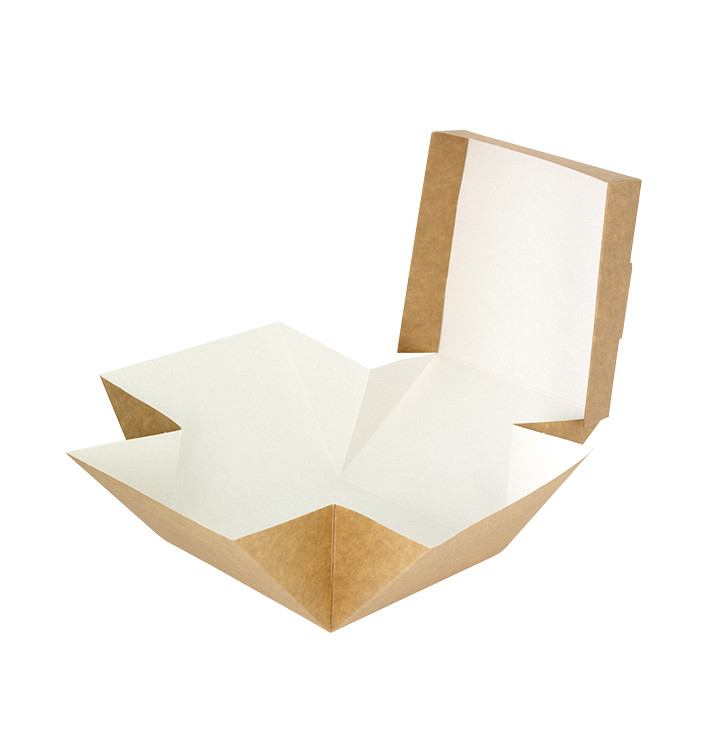 Gourmet Burger Schachtel Kraft 13x13x10cm (25 Stück) Gourmet Burger Schachtel Kraft 13x13x10cm (25 Stück)