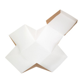 Gourmet Burger Schachtel Kraft 13x13x13cm (150 Stück)