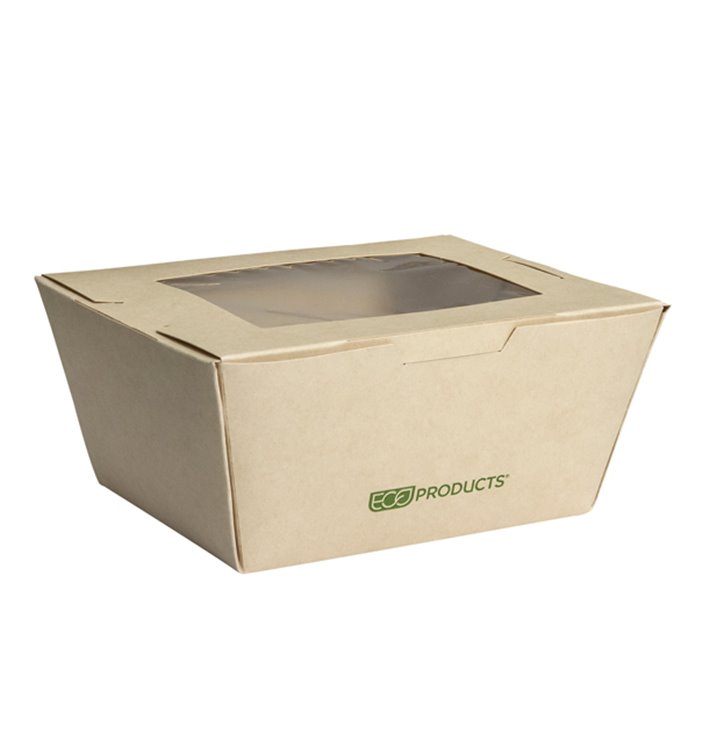  SnackBox Amerikanische "Doggy Bag" Kraft 12,5x25x7,5cm (250 Stück)