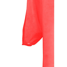PP Schutzmäntel Klettverschluss ohne Tasche Rot XL 25gr (50 Stück)