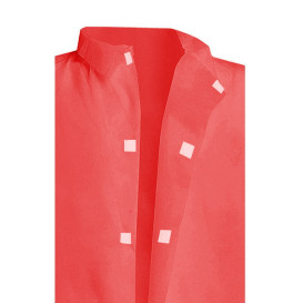 PP Schutzmäntel Klettverschluss ohne Tasche Rot XL 25gr (50 Stück)
