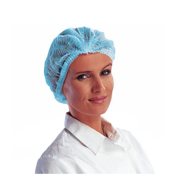 Standardhaube aus Polypropylen Blau 2 elastichen Ø53cm (100 Stück) Standardhaube aus Polypropylen Blau 2 elastichen Ø53cm (100 Stück)