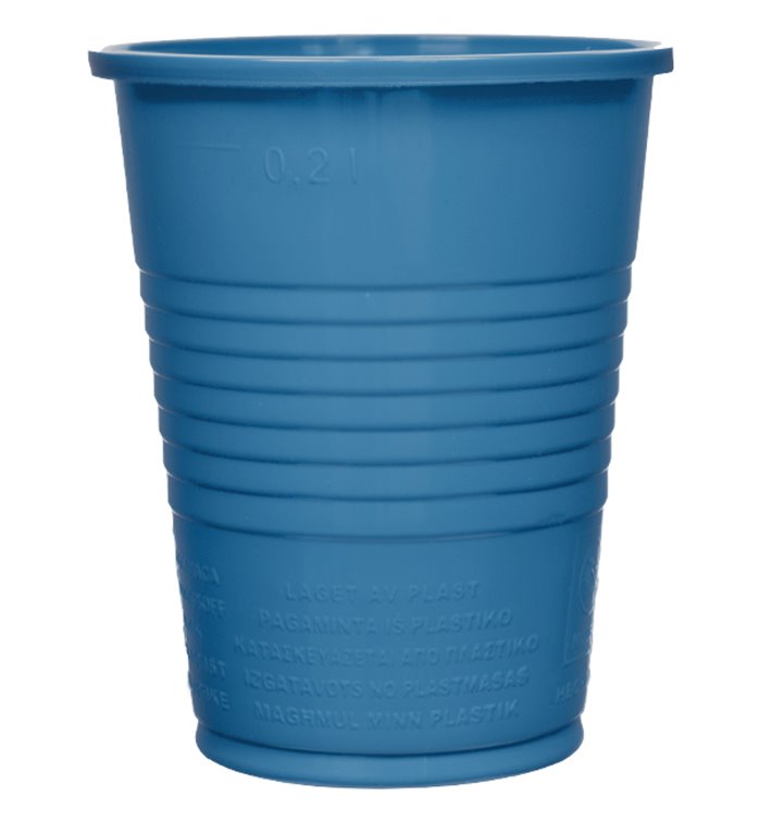 Plastikbecher PS Dunkelblau 200ml Ø7cm (50 Stück) Plastikbecher PS Dunkelblau 200ml Ø7cm (50 Stück)