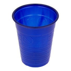 Plastikbecher PS Dunkelblau 200ml Ø7cm (50 Stück)