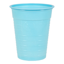Plastikbecher PS Hellblau 200ml Ø7cm (1500 Stück)