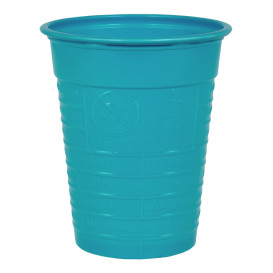 Plastikbecher PS Turkis 200ml Ø7cm (1500 Stück)
