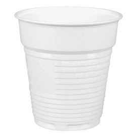 Plastikbecher Weiß 166ml Ø7,0cm (100 Stück)