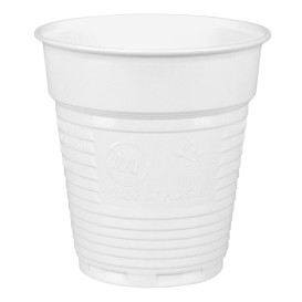 Plastikbecher Weiß 166ml Ø7,0cm (100 Stück)