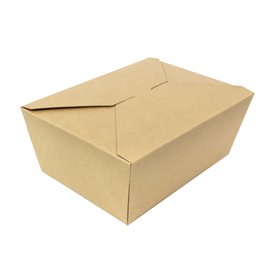 SnackBox Amerikanisch To Go Natürliche 21,7x21,7x6cm 2910ml (35 Stück)