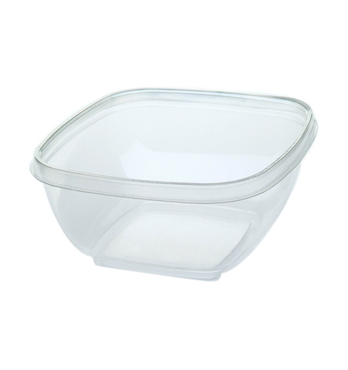 Plastikschale Viereckig PET 500ml 125x125x70mm (50 Stück) Plastikschale Viereckig PET 500ml 125x125x70mm (50 Stück)