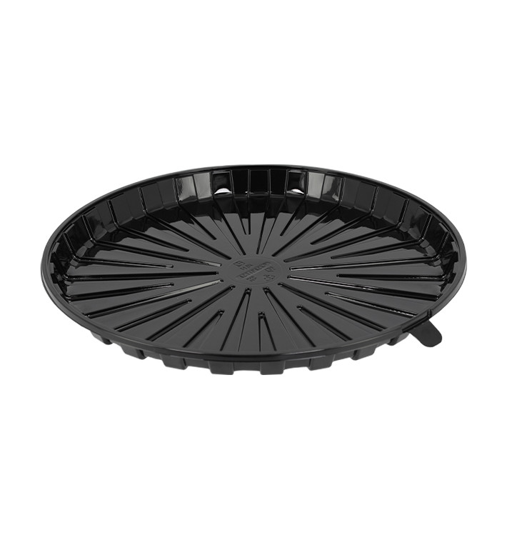 Plastikbehälter für Kuchen APET Schwarz Ø31cm (15 Stück) Plastikbehälter für Kuchen APET Schwarz Ø31cm (15 Stück)