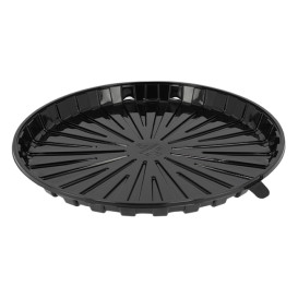 Plastikbehälter für Kuchen APET Schwarz Ø31cm (90 Stück)