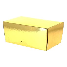 Box für Süßwaren gold 15x9x6,5cm (100 Stück)