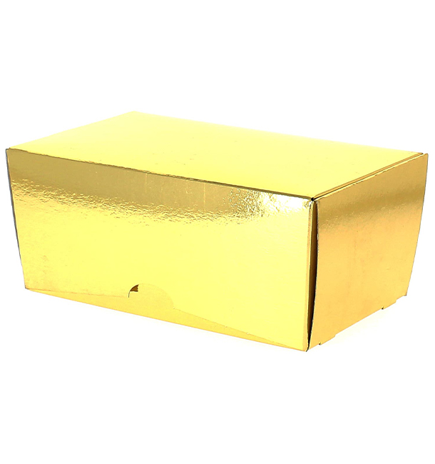 Box für Süßwaren gold 15x9x6,5cm (600 Stück)