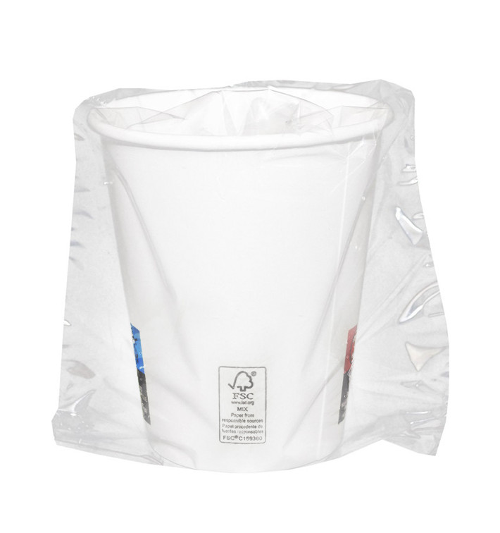 Karton Kaffeebecher 9 Oz/280ml Weiß Ø8,1cm (30 Stück) Karton Kaffeebecher 9 Oz/280ml Weiß Ø8,1cm (30 Stück)