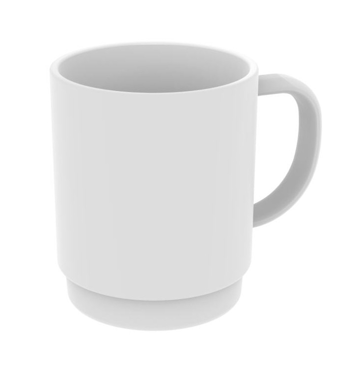 Wiederverwendbare Plastiktasse “Schokolade” Weiß 310ml (6 Stück) Wiederverwendbare Plastiktasse “Schokolade” Weiß 310ml (6 Stück)