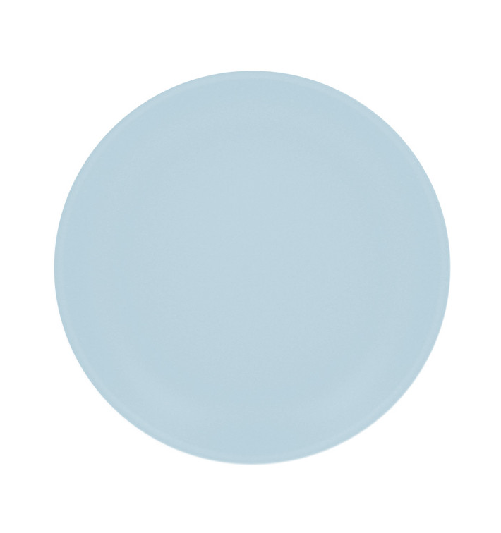 Wiederverwendbare Plastikteller PP Mineral Blau Ø23,5cm (6 Stück) Wiederverwendbare Plastikteller PP Mineral Blau Ø23,5cm (6 Stück)