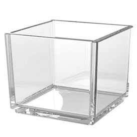 SAN "Cube" Langlebige Probierschale Transparent 65ml (72 Stück) 