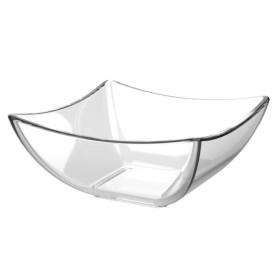 SAN "Quadrata" Langlebige Probierschale Transparent 95ml (6 Stück) 