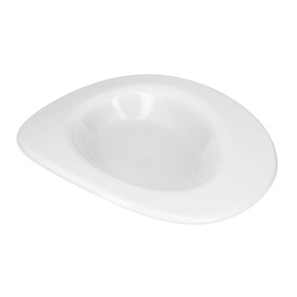 Mini-Plastikteller Durable SAN "Ellipse" Weiß 10ml (6 Stück)