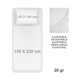 Einweg-Set Matratze + Kissen Non Woven SMS 130x230cm (1 Stück)