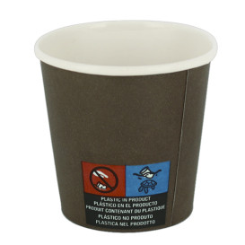 Bio Kaffeebecher To Go Braun 4Oz/120ml Ø6,2cm (3.000 Stück)