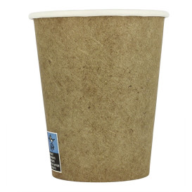 Bio Kaffeebecher To Go Kraft 9Oz/280ml Ø8,0cm (1.000 Stück)