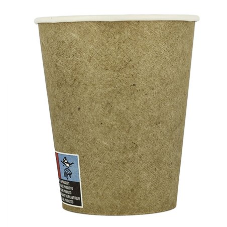 Bio Kaffeebecher To Go Kraft 6Oz/180ml Ø7,0cm (100 Stück)