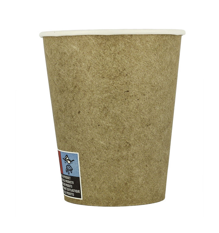 Bio Kaffeebecher To Go Kraft 6Oz/180ml Ø7,0cm (3000 Stück) Bio Kaffeebecher To Go Kraft 6Oz/180ml Ø7,0cm (3000 Stück)