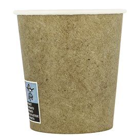 Bio Kaffeebecher To Go Kraft 4Oz/120ml Ø6,2cm (2000 Stück)