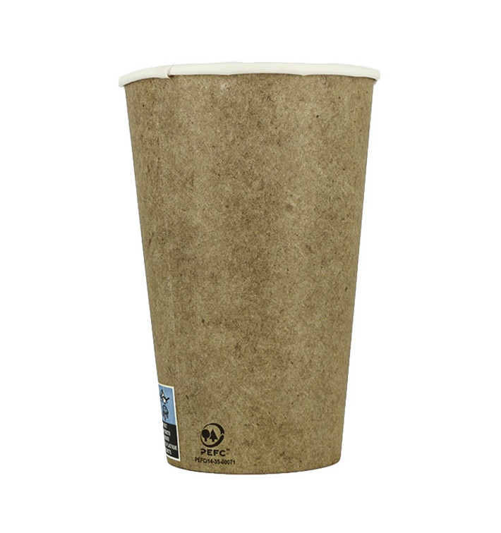 Karton Kaffeebecher to go Kraft 12Oz/360ml Ø7,5cm (1.100 Stück) Karton Kaffeebecher to go Kraft 12Oz/360ml Ø7,5cm (1.100 Stück)