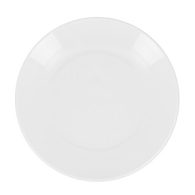 Wiederverwendbare Plastikteller CPET Stoven Weiß Ø17,50mm (6 Stück)