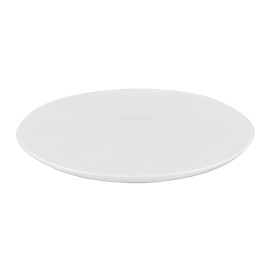 Wiederverwendbare Plastikteller CPET Stoven Weiß Ø225mm (54 Stück)