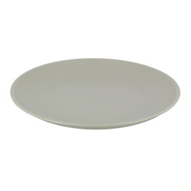 Wiederverwendbare Plastikteller PP Mineral Grau Ø23,5cm (6 Stück)