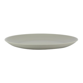 Wiederverwendbare Plastikteller PP Mineral Grau Ø23,5cm (54 Stück)