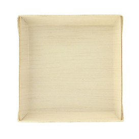 Teller aus Holz "Mini" 7x7x1,5cm  (20 Stück)