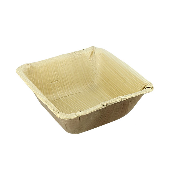 Palmblattschale Quadratisch 13x13x5cm (10 Stück) Palmblattschale Quadratisch 13x13x5cm (10 Stück)
