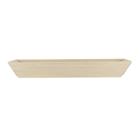 Tablett aus Holz 21,5x8,5x2,8cm 350ml (100 Stück)
