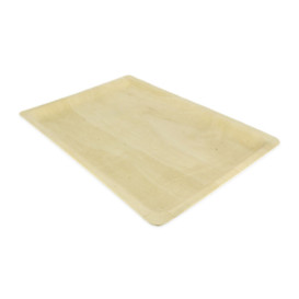 Teller aus holz 40,1x28,1x2cm (10 Stück)