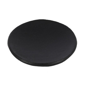 Häppchenteller Bambus Schwarz Ø60mm (24 Stück)