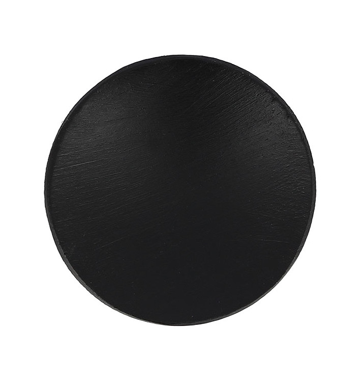 Häppchenteller Bambus Schwarz Ø60mm (144 Stück) Häppchenteller Bambus Schwarz Ø60mm (144 Stück)