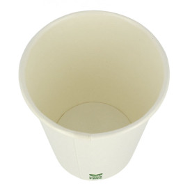 Plastikfreier Pappbecher 7 Oz/210ml Weißer Ø7cm (50 Stück)