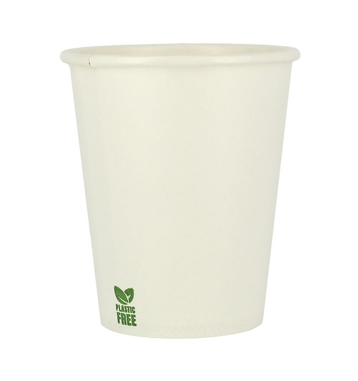 Plastikfreier Pappbecher 7 Oz/210ml Weißer Ø7cm (1.000 Stück) Plastikfreier Pappbecher 7 Oz/210ml Weißer Ø7cm (1.000 Stück)