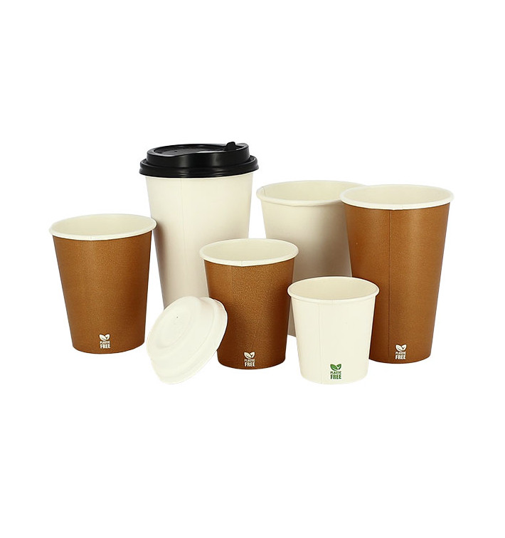 Plastikfreie Becher aus Karton