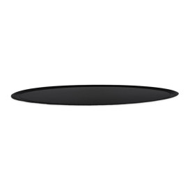 Pappteller Pizza Laminat PET Schwarz 300 mm (100 Stück)