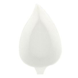 Mini Teller Zuckerrohr Blatt Weiß 9x6cm (600 Stück)